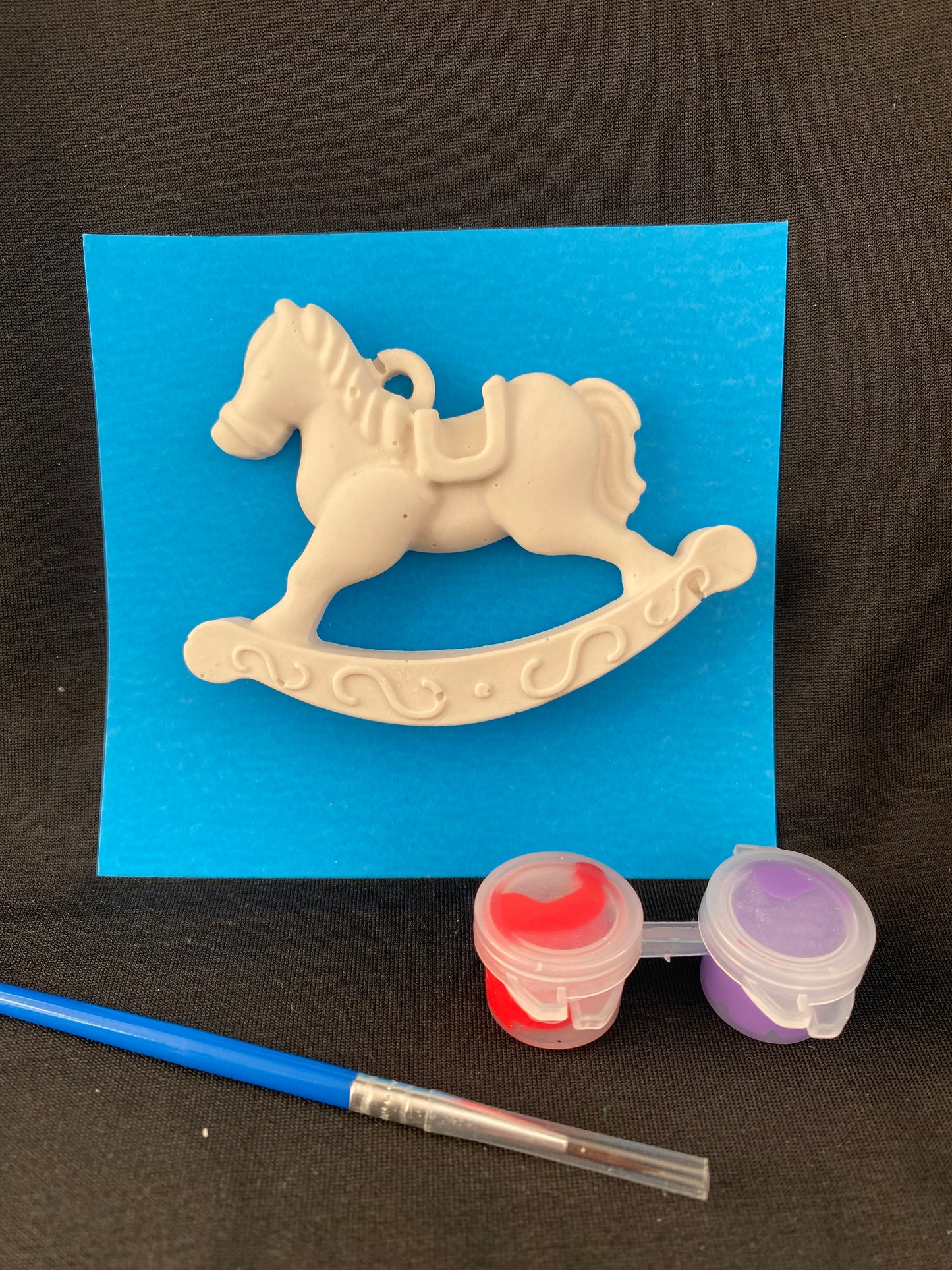 Rocking horse model and paint
