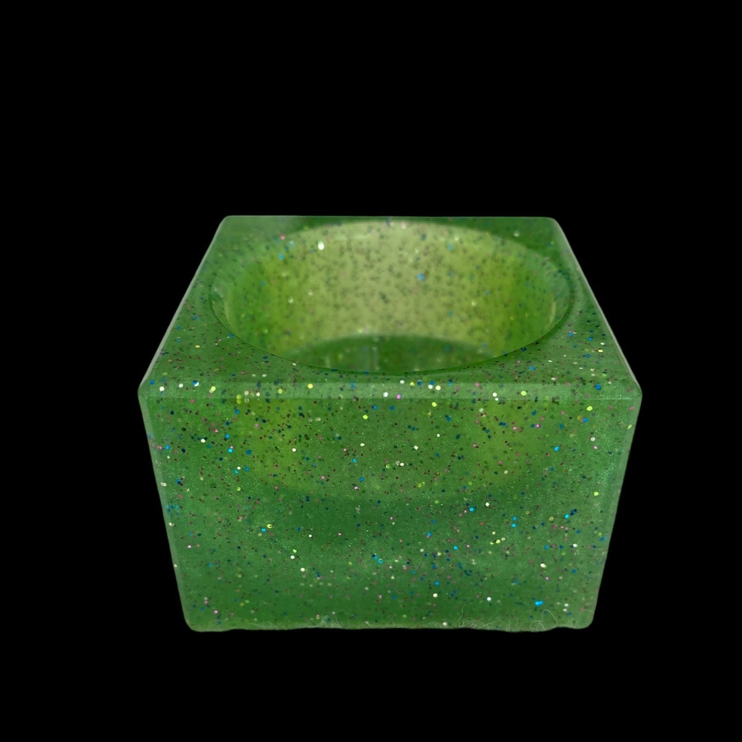 Cube tea light holder