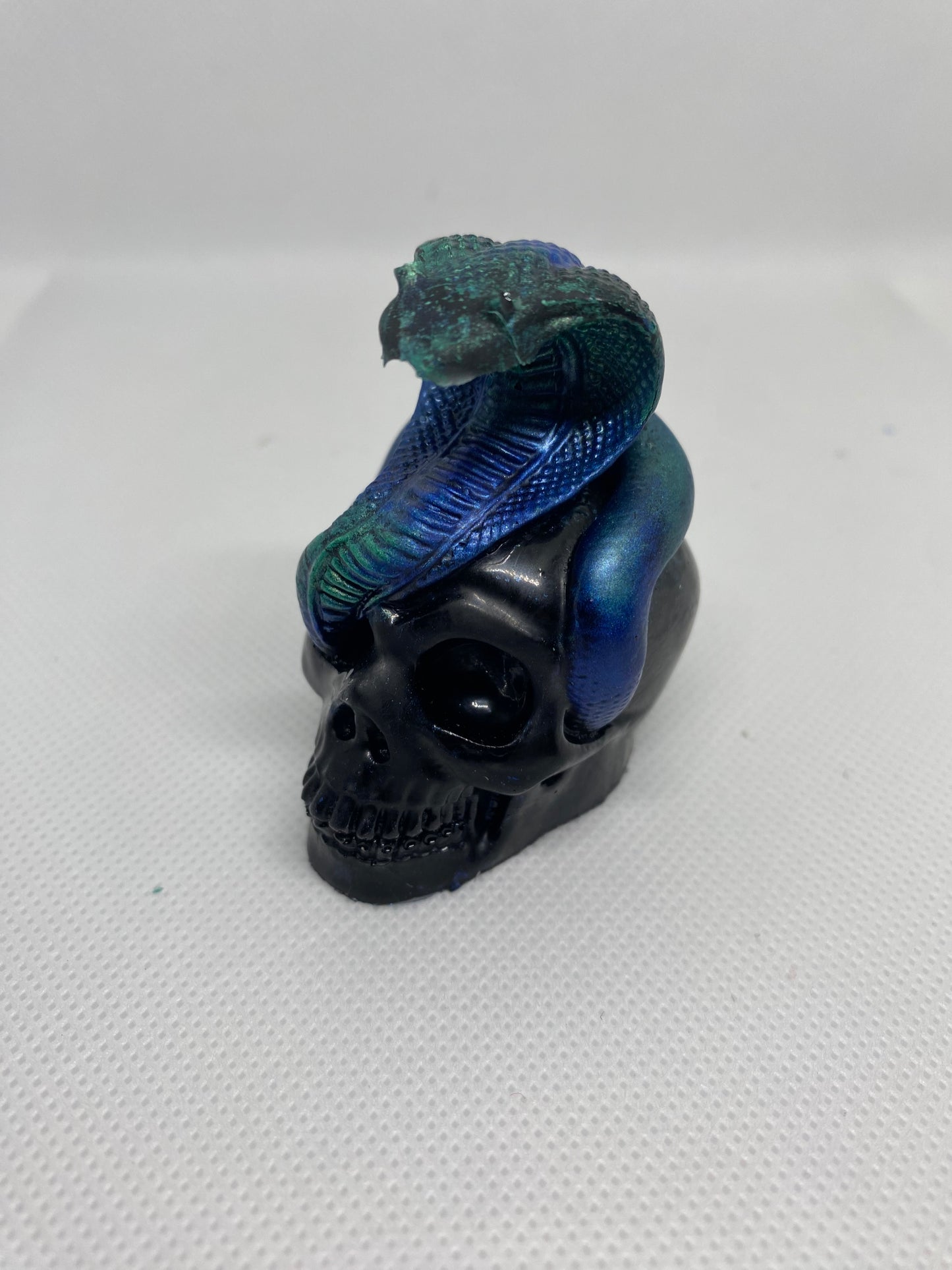 Skull with snake (small)