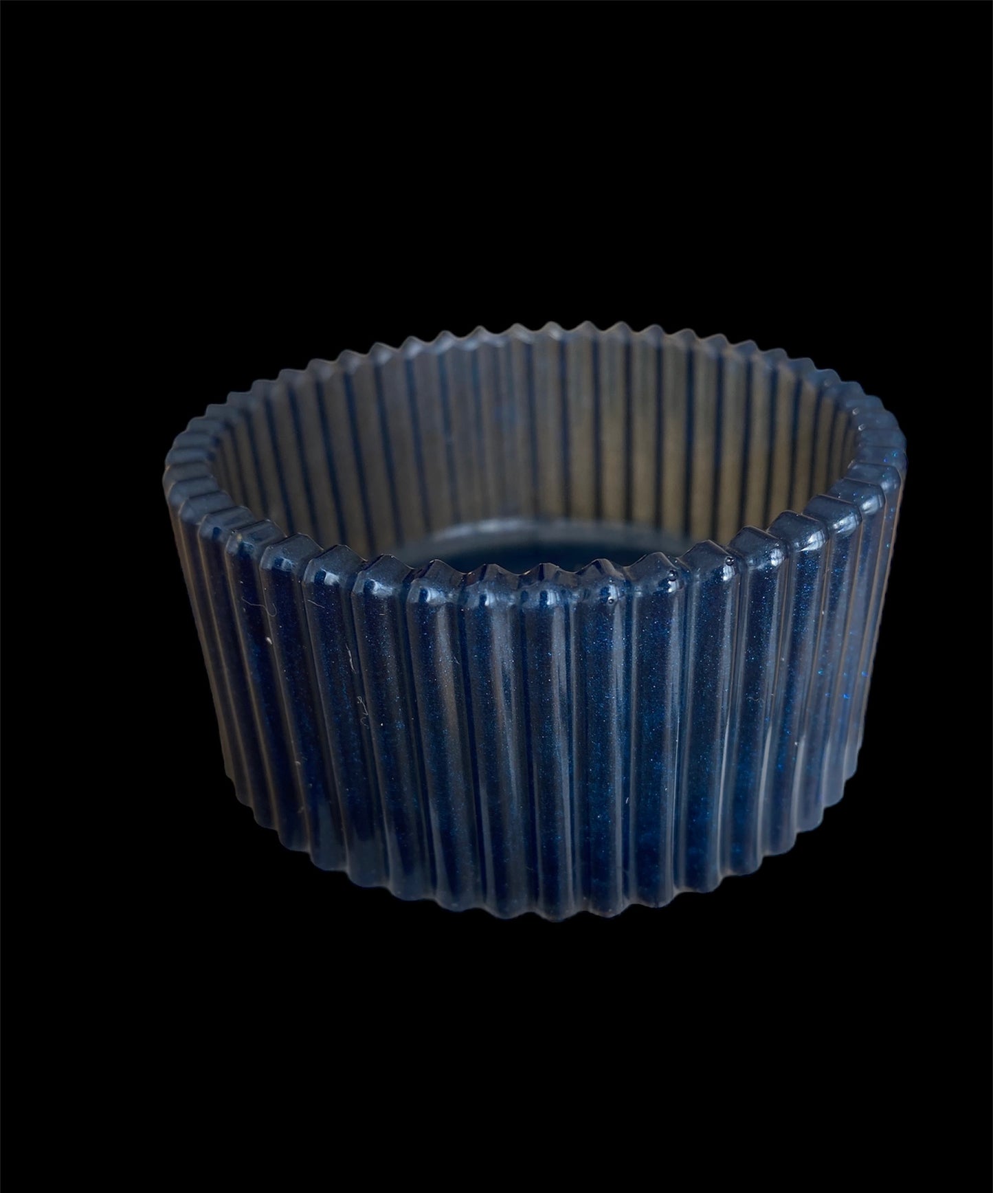 Ridged round Tea Light holder