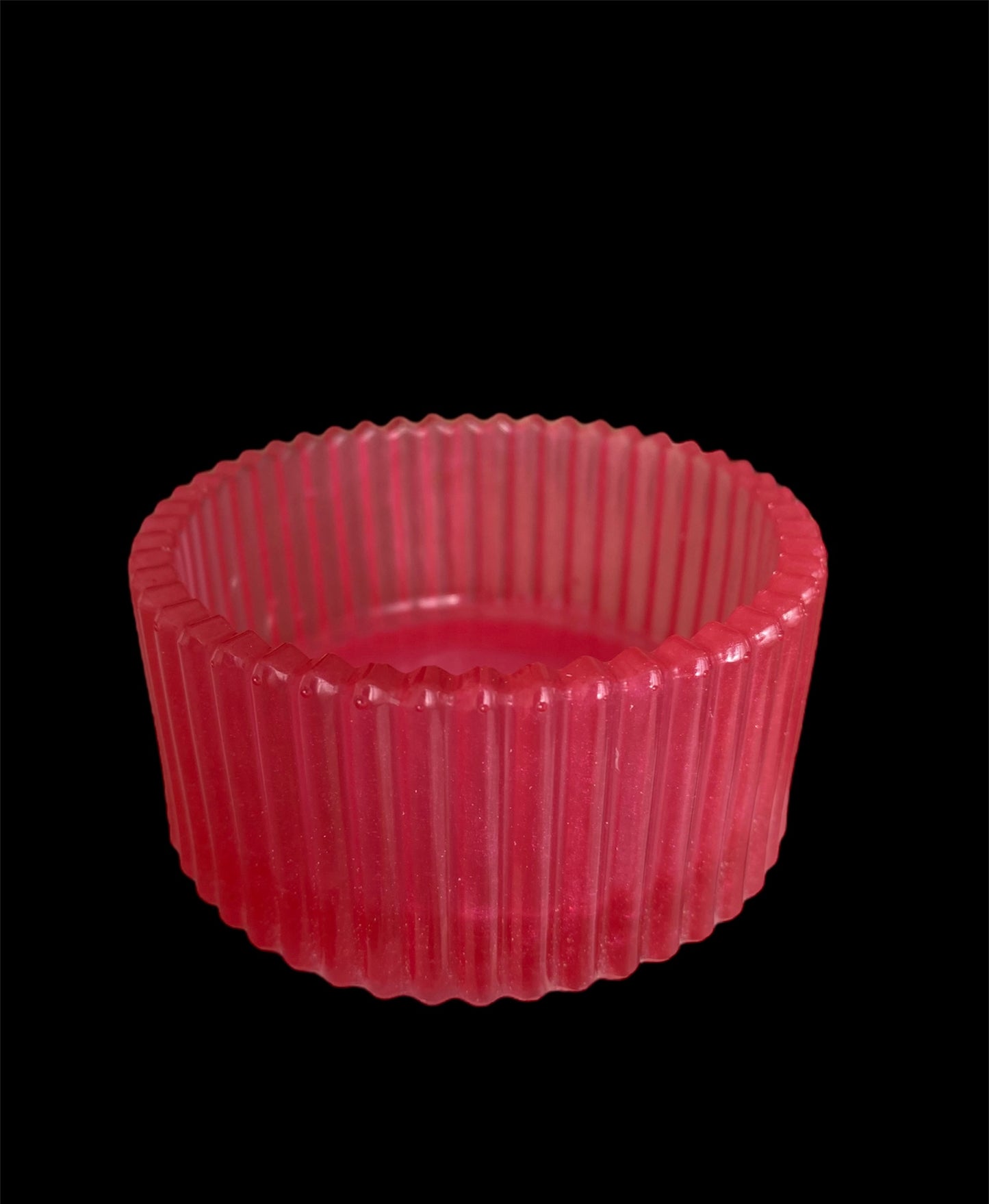 Ridged round Tea Light holder