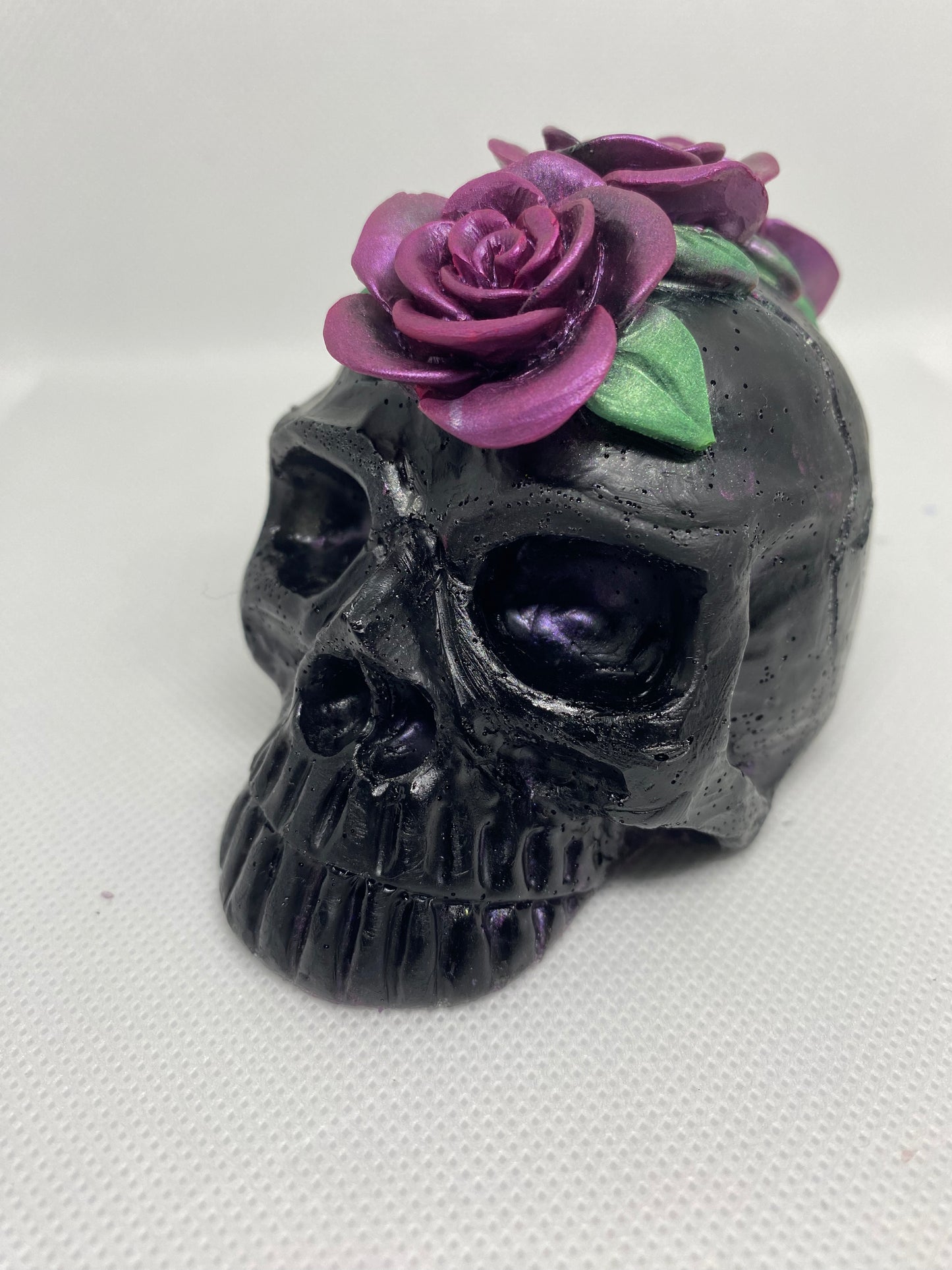 Skull with flowers